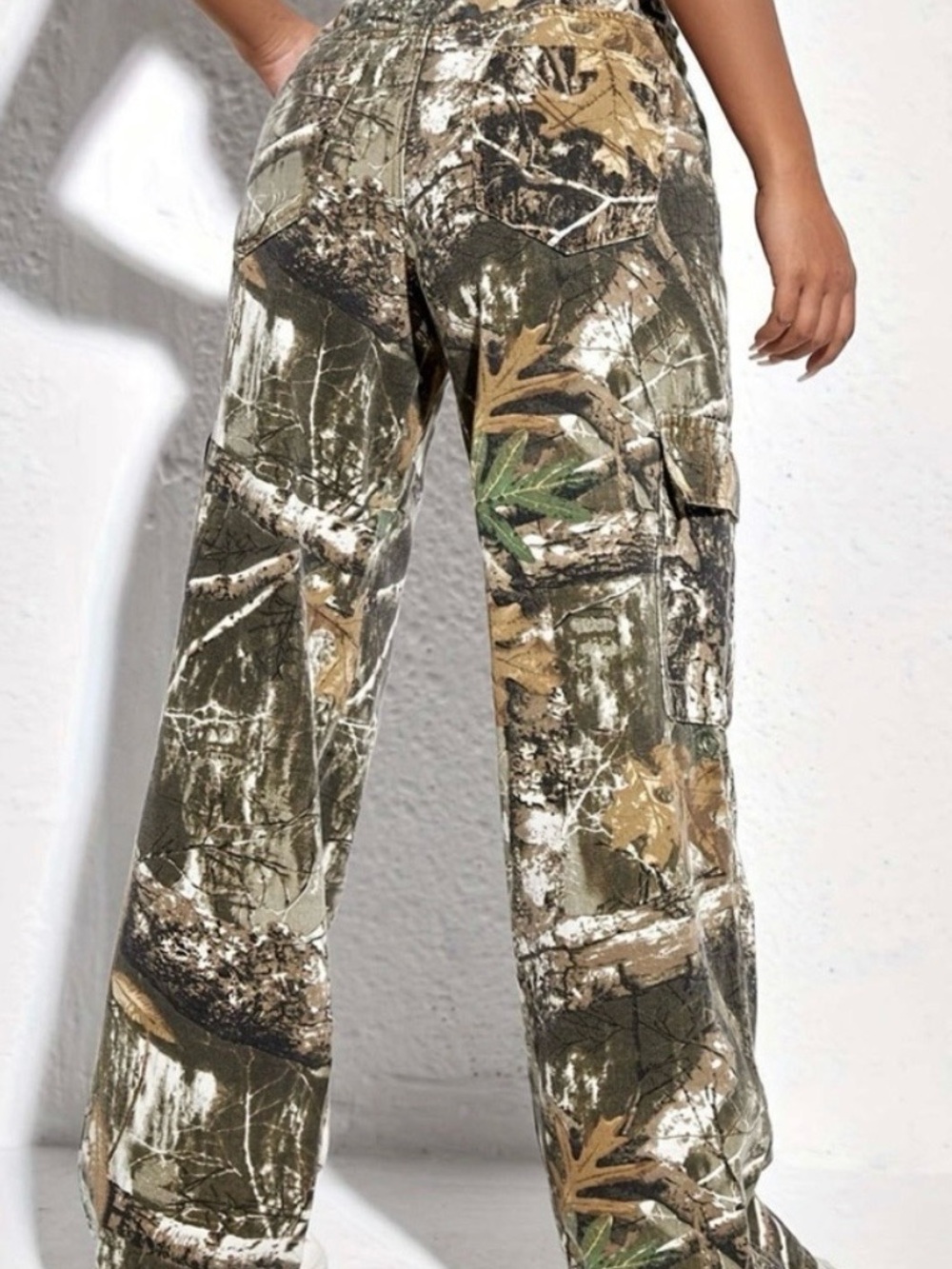 Cargo Camo Jeans in Tan, Black & White- Absolutely stunning- size Small- MICAS